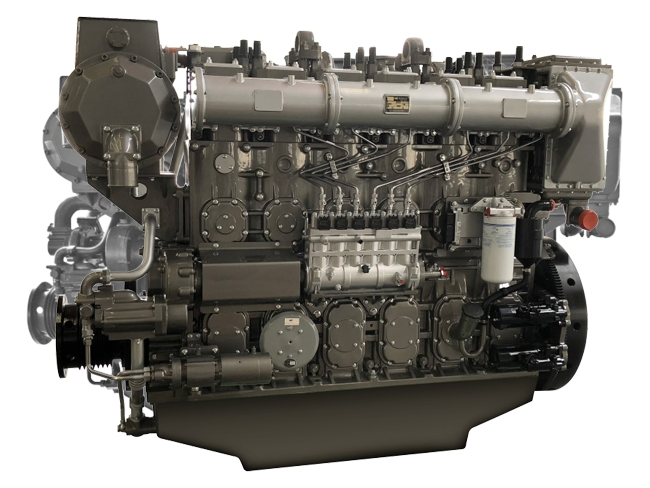 中国玉柴船用发动机 YC8CL，1400/1500/1600/1630/1800 马力，1000 转/分钟