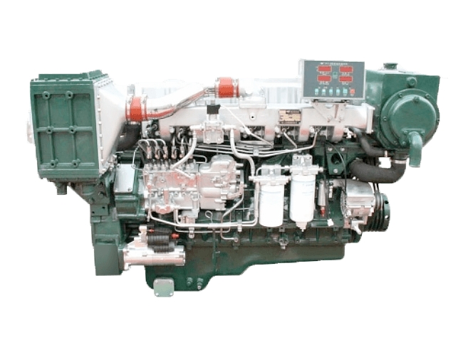中国玉柴 YC6TD800L-C20 船用发动机，适用于船舶，800HP/1800rpm，柴油发动机，水冷